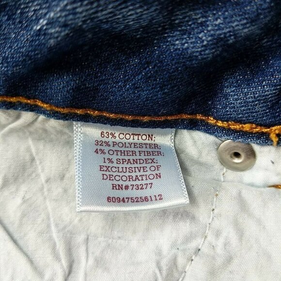 SO Womens Straight Leg Jeans Size 3 Medium Wash - Picture 6 of 8